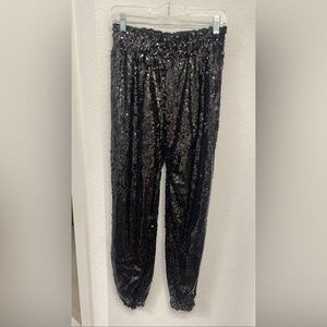 Sequin joggers